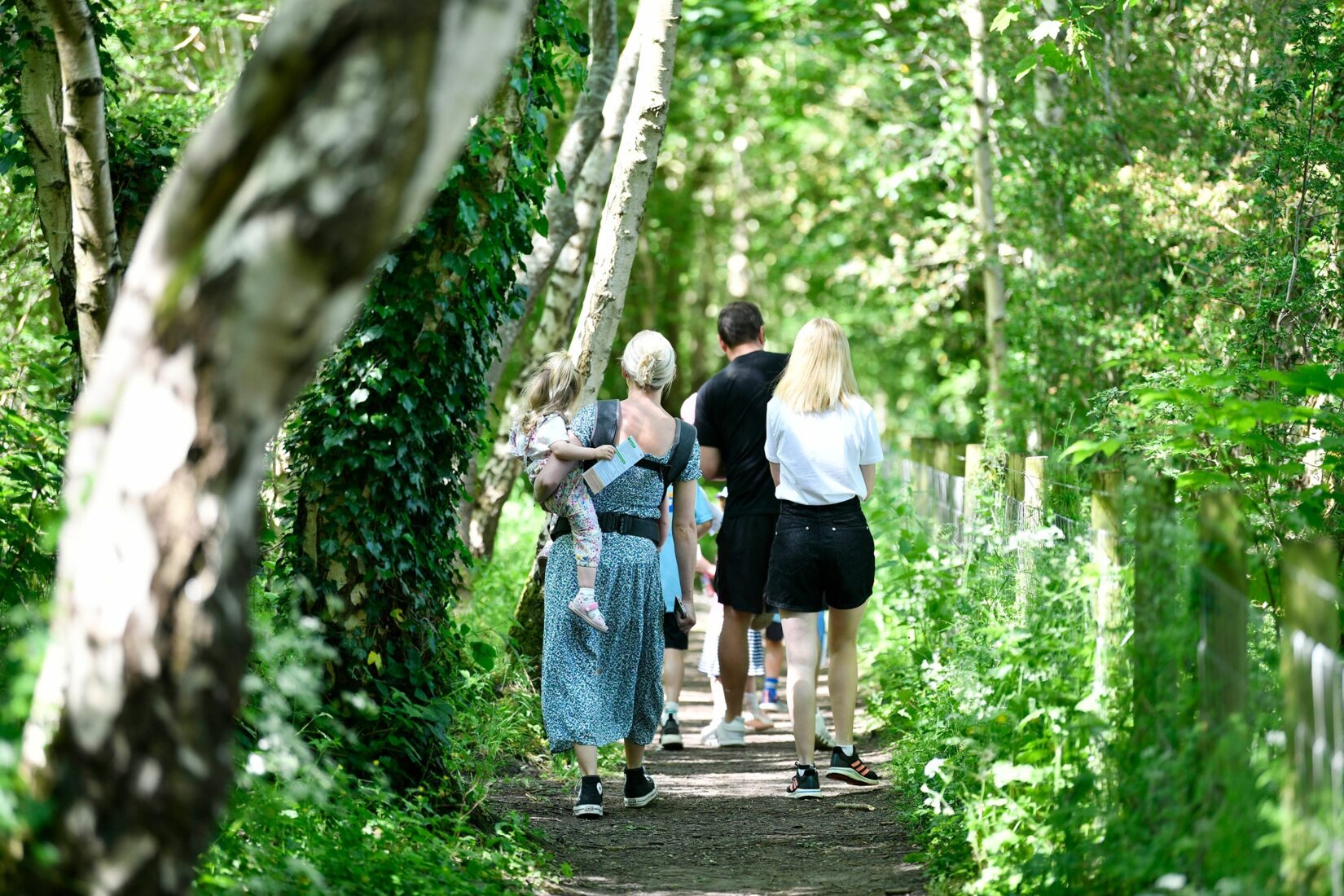 Family guided walk by The Hiking Household at Engine Lonning