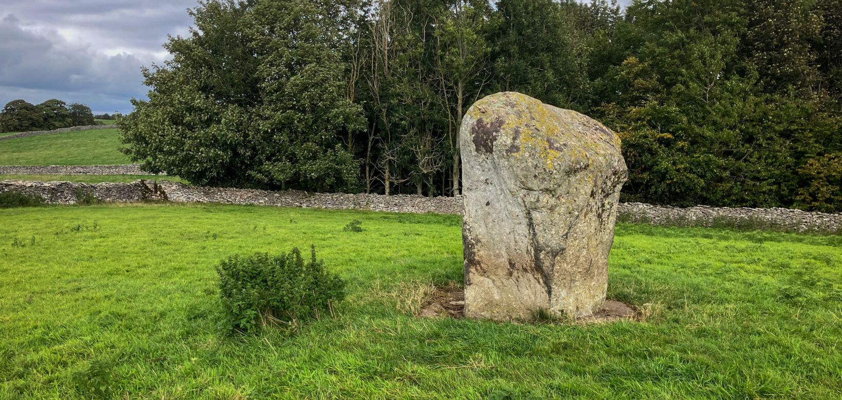 Goggleby standing stone in a field near Shap