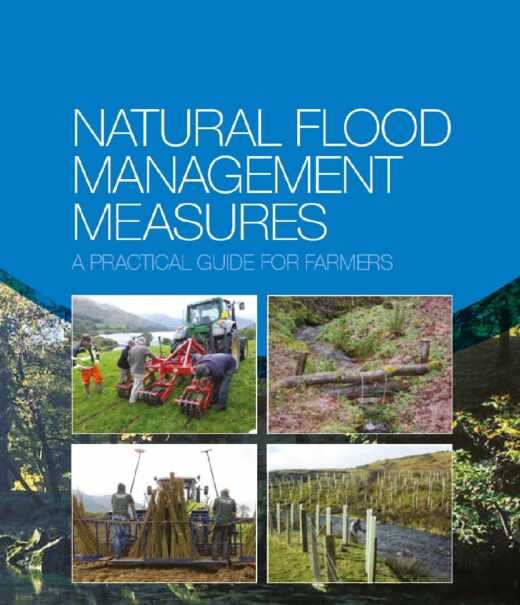 Front cover of the booklet, Natural Flood Management Measures